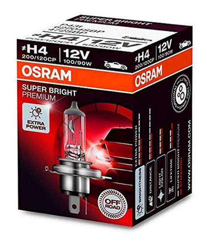 Lampara Osram H4 - Super Bright Premium 12v 100/90w 0