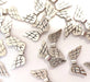 10 Metal Angel Wings Charms Jewelry Making Supplies Pack 0