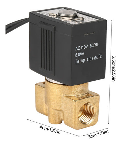 Válvula Solenóide Normalmente Fechada Ação Direta De 2 Vias 1