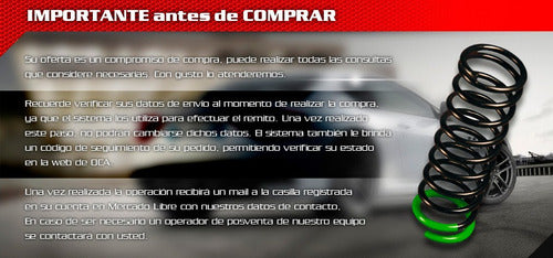 Par Espirales Win Rm Trasero Peugeot 406 1997-2001 4