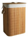 Large Bamboo Laundry Basket with Lid 6