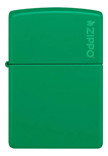 Zippo 48629ZL Classic Grass Green Matte Warranty 5