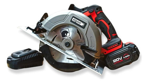 Equus 20V Brushless Circular Saw + Safety Glasses and Gloves 2