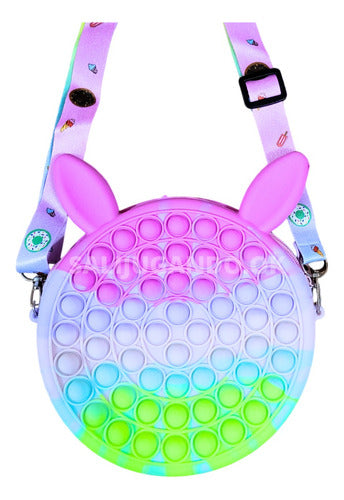 Cartera Pop It Popit Bandolera Antiestres Silicona + Envio 2