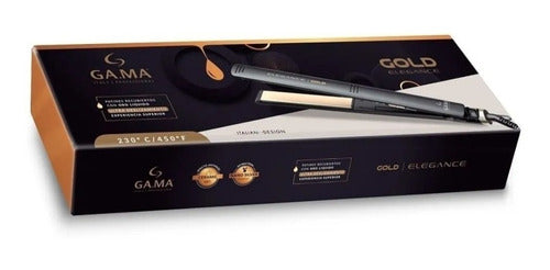 GA.MA Elegance Ceramic PTC Gold Long Skates Hair Straightener 2