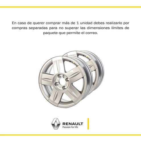 14" Renault 8200041604 I Wheel Rim - CLIO II/KANGOO I Model - New 3