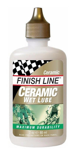 Finish Line Ceramic Wet Lube - 60 mL for Racer Bikes 0