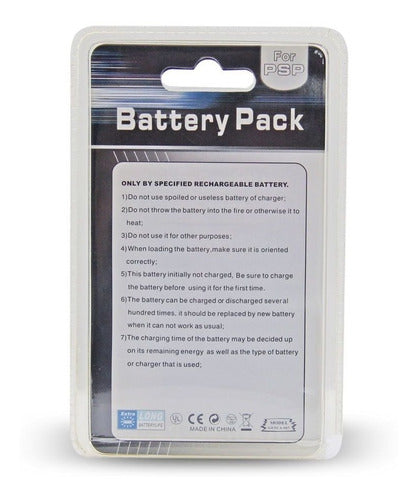 Generic Portable Battery for Playstation PSP 1000 Fat PSP 1xxx 1