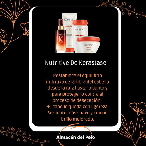 Kérastase Nutritive Kit - Bain Satin 1 Shampoo and Masque for Fine Hair 4