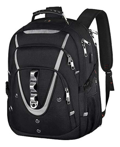 Mochila Para Computadora Portátil 18.4 Para Hombres, Mochila 0