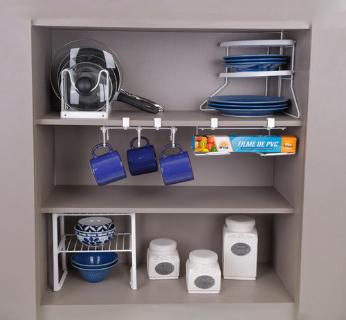 Metaltru Kitchen Organizer Set 5 Pieces Shelf Support Pla 1