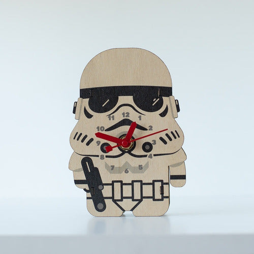 Woodaloo Stormtrooper Desktop Clock 1