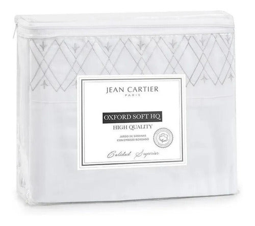 Jean Cartier Oxford Soft King Size 600 Thread Count Sheet Set 19