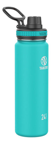 Takeya Actives Ocean 24oz Stainless Steel Water Bottle 0