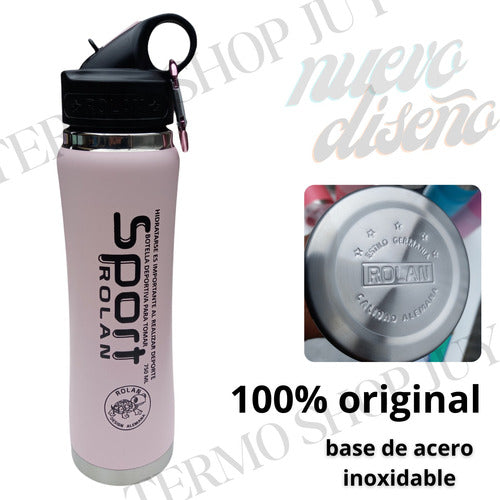 Rolan Sport Thermal Water Bottle 750ml Inox 6