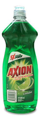 Axion Green Lemon Detergent 640 Ml 0