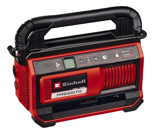 Einhell Pressito 3 In 1 Wireless Air Compressor 11bar 18V 0