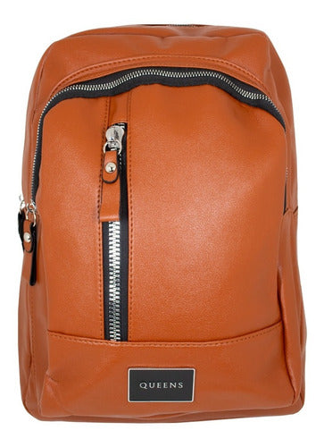 Queens Urban Backpack Bag Women Camel Qi22125 0