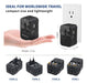 LIANSING Universal All in One Wall Charger Adapter 4