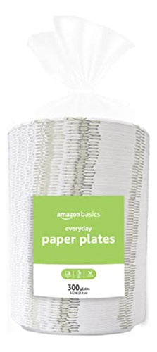 Amazon Basics Everyday - Paper Plates, 8 5/8 Inches 0