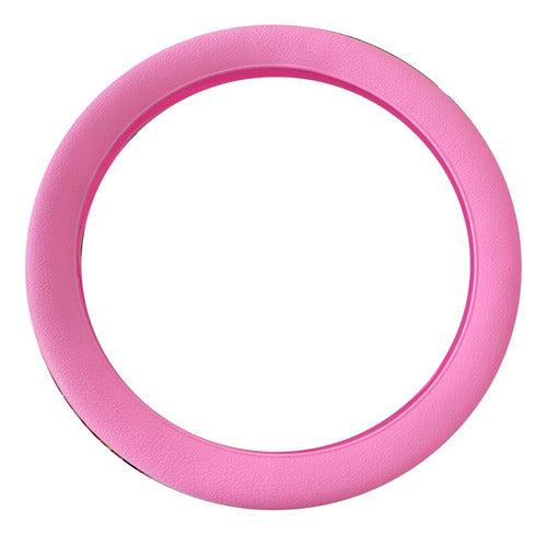 JC Light Pink Silicone Steering Wheel Cover 0