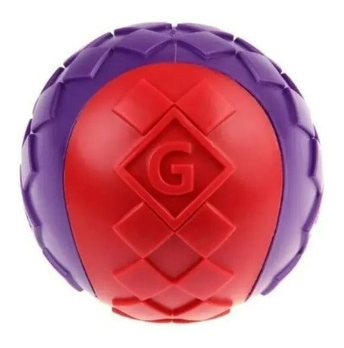 GiGwi Premium Dog Toy Ball with Squeaker - Medium 6cm 2