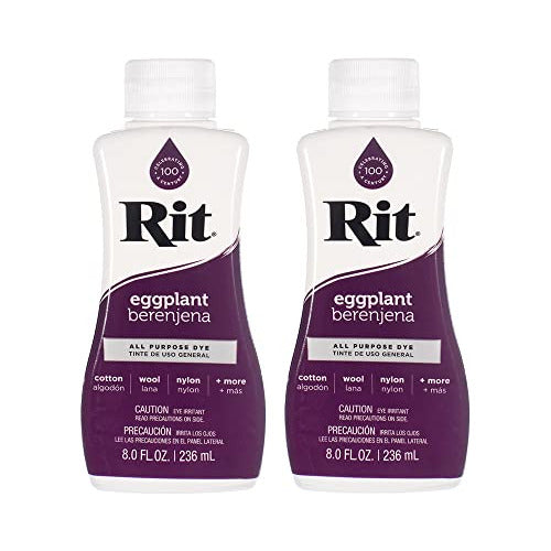 Colorante Para Tela Rit All Purpose 236ml X2u Berenjena 0