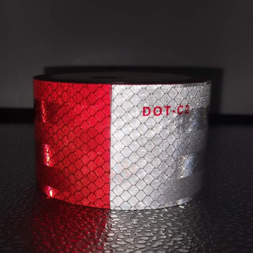 Moltres Reflective Tape Dot-C2 Waterproof Red and White 5