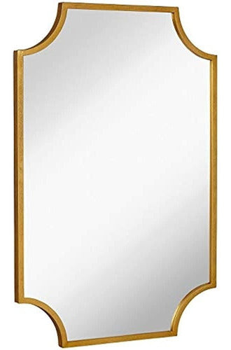 Hamilton Hills Gold Framed Mirror - Espejo Festoneado De Par 0