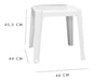 Square Stackable Plastic Carolina Table by Colombraro 8