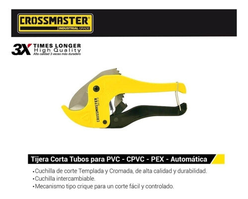Automatic 42mm PVC CPVC PEX Pipe Cutter Scissor 1