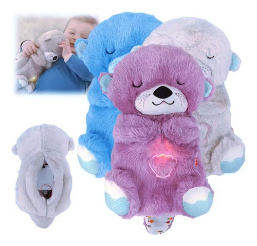 Opaa! Baby Breathing and Relaxing Otter Plush Toy 30cm 0