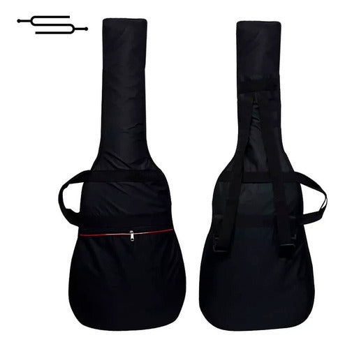 SIMISOL Padded Waterproof Electric Guitar Case with Shoulder Straps and Front Pocket 0