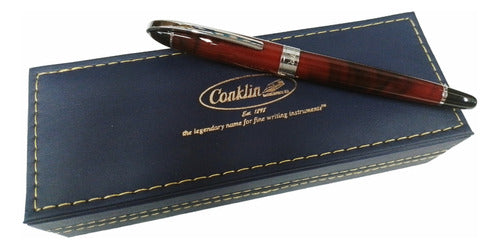 Conklin Victory Ruby Red Lacquer Fountain Pen M 2