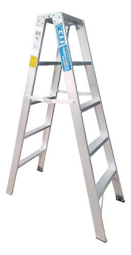 Argensafe Double Access Aluminum Ladder 5 Steps Height 1.50 M 0