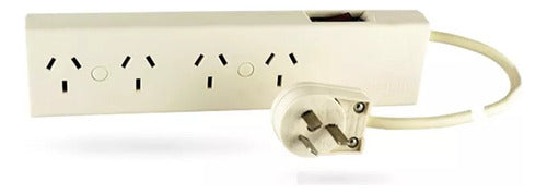 Richi Power Strip with 4 Sockets and 1.5m Thermal Switch 0