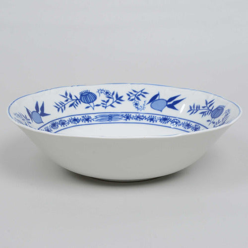 Antiga Saladeira Porcelana Steatita Cebolinha 1