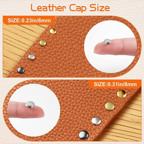 Alritz Leather Rivet Sets - 3 Sizes, 4 Colors 3