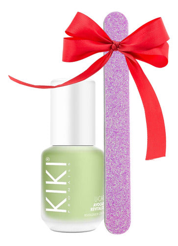 Kiki Idraet Avocado Revitalizer Nail Strengthener with File Gel 0