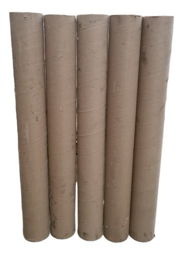 Set of 8 Ultra-Resistant Cardboard Tubes for Industrial DIY Projects 0