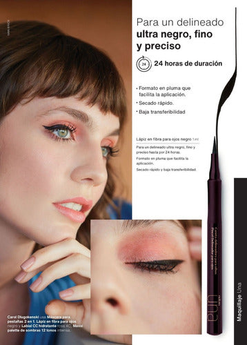 Natura Cosmeticos Una Fiber Eyeliner Black - 1ml 2