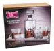 The Kitchen Set Whisky 5 Pieces - Glass Decanter and 4 Glasses 3