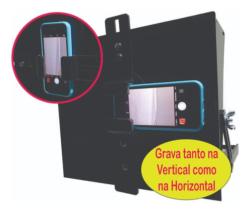 Teleprompter Baby Retrátil + Adaptador Smartphone + Control 1