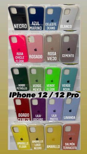 Silicone Case Funda iPhone 12, 12 Mini, 12 Pro, 12 Pro Max 6