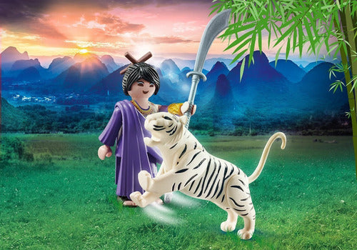 Playmobil Special Plus 70382 Asian Wrestler with Tiger 2