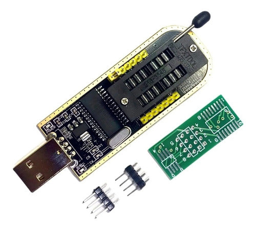 Programador Usb De Memorias Eeprom 24/25 Con Zocalo Zif Bios 0