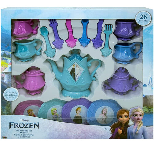 ~? Paquete Clásico De Disney Frozen Tea Set ~ 26 Pc Decoraci 1