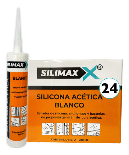 Silimax Silicone Acetic 280g Transparent White Black - Box of 24 6