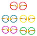 Enfiestados Neon Lennon Round Glow Glasses X10 0