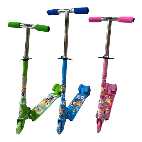 ULI Foldable Kick Scooter with 3 Wheels and Lights for Kids 1